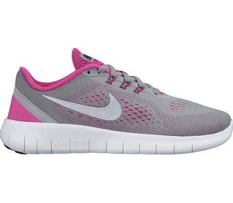 Nike Free Rn Gs Children Running Shoes Greypink Buy It At The
