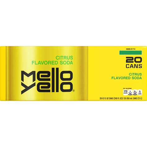 Mello Yello Cans Fl Oz Pack Walmart Com