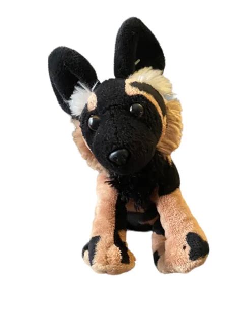 Wildlife Artists African Wild Dog Plush Stuffed Realistic Hyena Toy 6