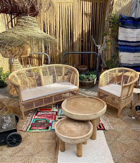 Bohemian Outdoor Living How To Style Rattan Furniture For A Boho