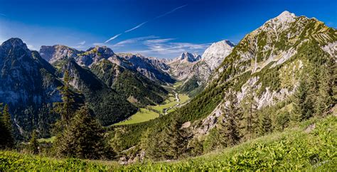 Karwendelgebirge Foto And Bild Landschaft Berge Gipfel Und Grate