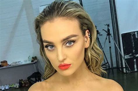 perrie edwards instagram little mix babe strips to bra for sizzling body reveal daily star