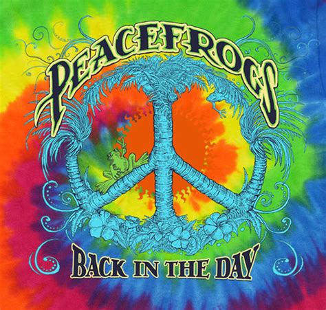 Peace Frogs Back In The Day Tie Dye Short Sleeve T Shirt Tie Dye