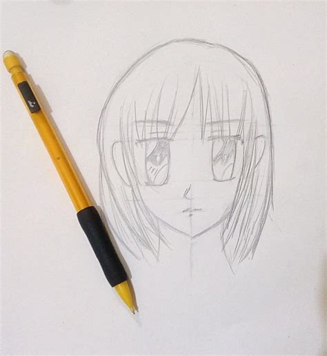 Drawing Of A Girl Face Anime Smithcoreview