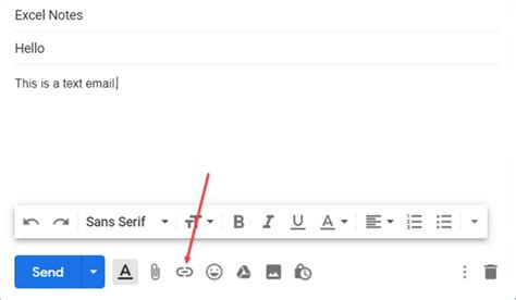 How To Insert Or Edit Links In Gmail Message Excelnotes