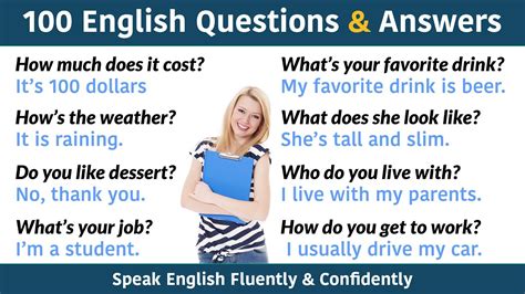 100 English Questions And Answers Speak English Fluently