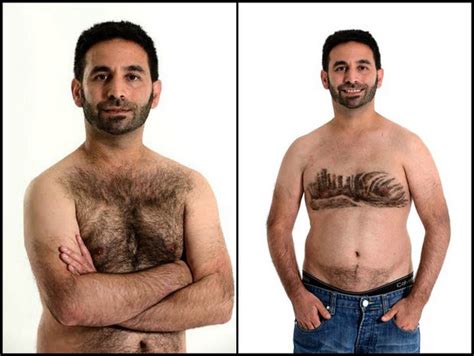 A Stylist Transforms Men S Hairy Chests Into Chest Hair Art