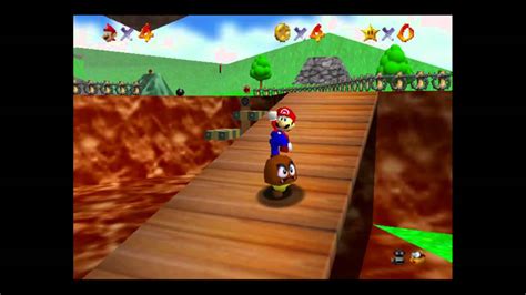 Super Mario 64 Wii U Vc Bob Omb Battlefield Behind Chomps Gate