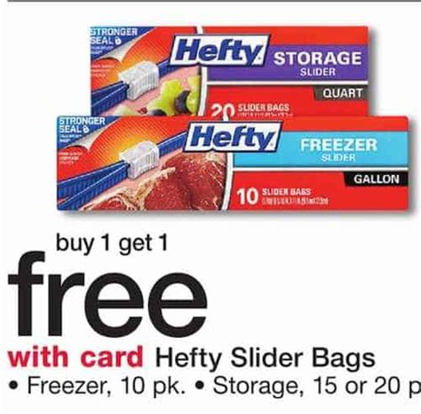 Hefty Slider Bags Printable Coupon Page 8 Of 8 New Coupons And