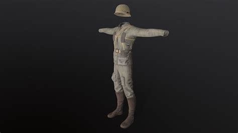 Military Uniform 3d Model Cgtrader