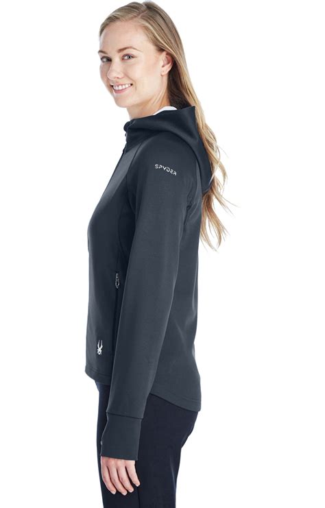 Spyder 187331 Frontier Ladies Hayer Full Zip Hooded Fleece Jacket