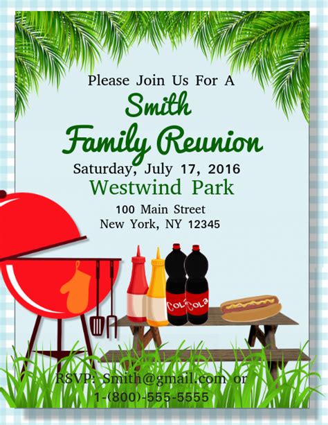 A family reunion registration form is a form that collects information on who will attend the family this fascinating family reunion registration form contains form fields that ask for the registrant's. Copy of Family Reunion | PosterMyWall