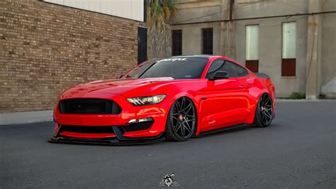 Ford Mustang S550 Red Vip Modular Vrc 13 Wheel Front