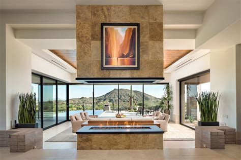 Lot 113 Saguaro Forest At Desert Mountain Contemporary Living Room