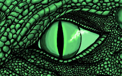 Blue And Green Dragon Eyes