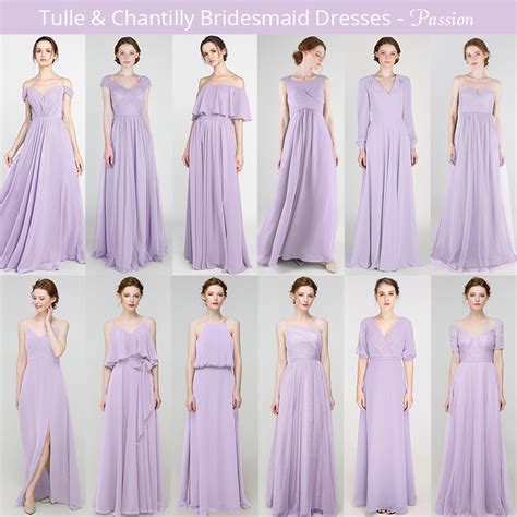 Purple Bridesmaid Dresses Lavender Bridesmaid Dresses Tulle