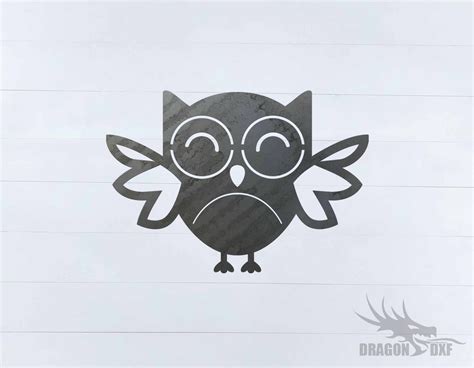 Owl Design 5 Dxf Download — Dragondxf
