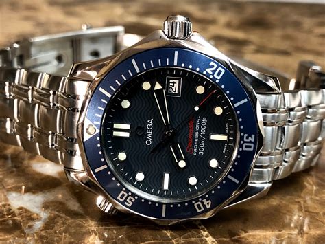 Omega Seamaster 300m Quartz 36mm 222380 Blue Wave 36mm With Box And