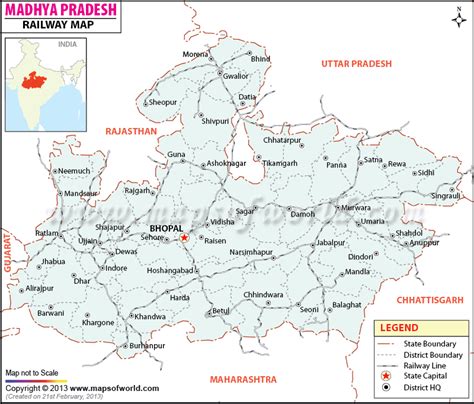 Madhya Pradesh Map Districts In Madhya Pradesh