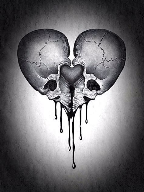 Bitchuser Skull Butterfly Tattoo Broken Heart Tattoo Black Heart