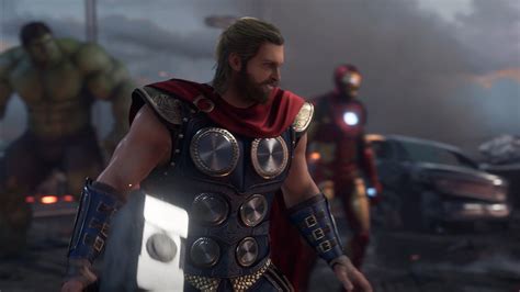 Marvels Avengers Game Characters Redesign Shows New Thor Look And