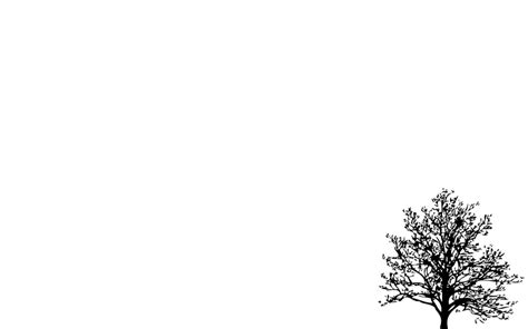 Minimalistic Trees Simple Background White Background