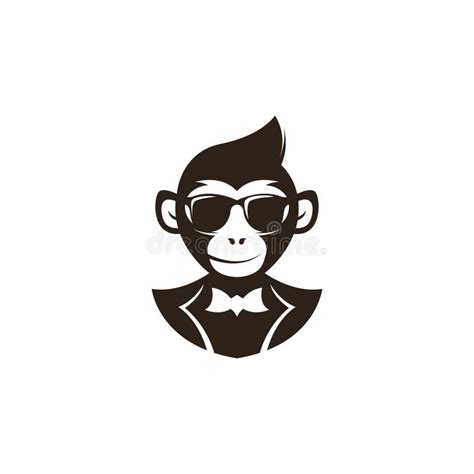 Monkey Head Logo Template Vector Monkey Face Logo Template Vector