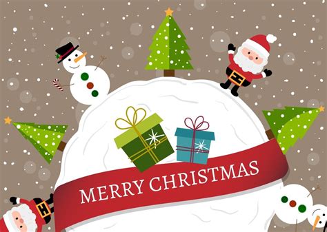 We have every kind of pics that it is possible to find on the internet right here. Happy christmas cartoon background - Download Free Vectors, Clipart Graphics & Vector Art