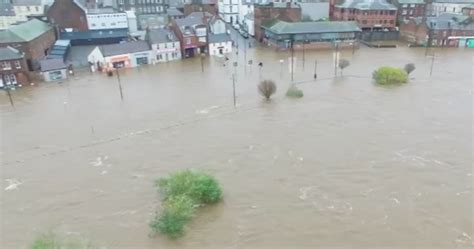 Dramatic Aerial Footage Shows Extent Of Flooding In