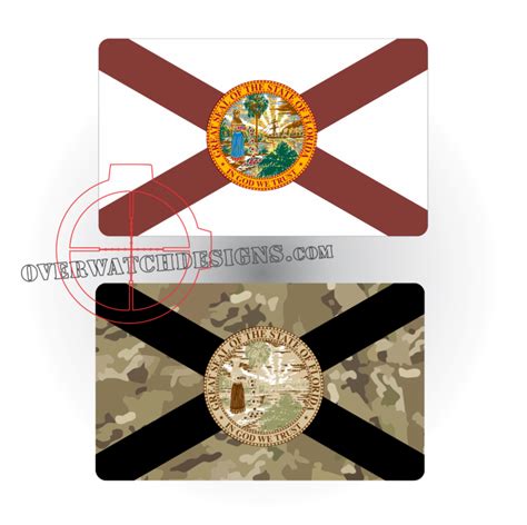 Florida State Flag Sticker Overwatch Designs