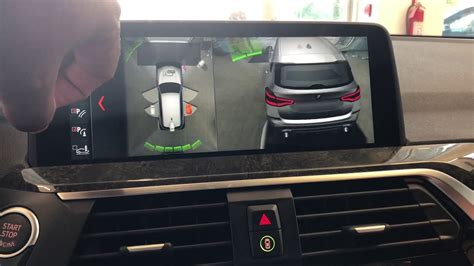 Car rear view camera for bmw x3 f25 2013~2019 original screen nbt system. 2018 BMW X3 360 view cameras - YouTube
