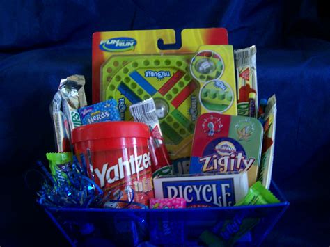 Surprise The Kids With A Travel Fun And Games T Basket All About