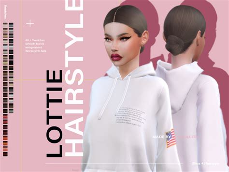 The Sims Resource Leahlillith Lottie Hairstyle