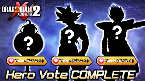 All Dlc Pack 13 Hero Votes Complete Who Won Dragon Ball Xenoverse 2