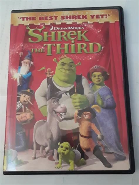 Shrek The Third Dvd 2007 Full Screen Version 198 Picclick