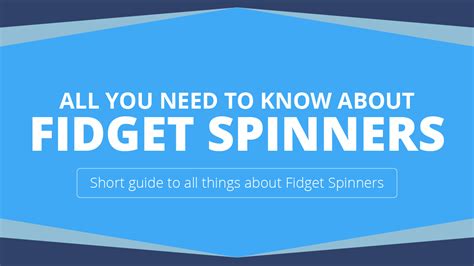 everything you must know about fidget spinners infographic