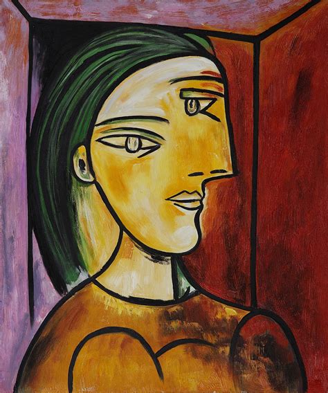 Cubist Oil Painting 2024 Reproduction Pablo Picasso Marie Therese