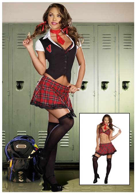Varsity School Girl Sexy Costume
