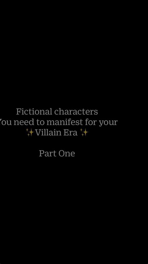 Fictional Characters You Need To Manifest For Your Villain Era Part One