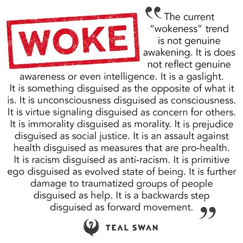 Woke Quotes Teal Swan