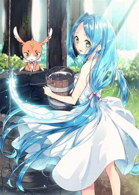 Come check out 20 of the most beautiful anime girls with blue hair to help cheer you up! Anime Girl With Blue Hair - kawaii.group