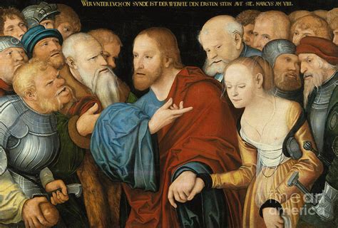 Adultery Painting By Lucas Cranach Lucas Cranach Fine Art Prints Art