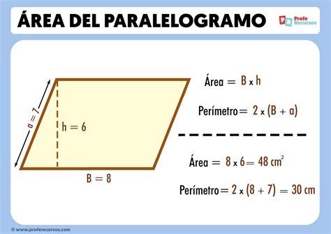 Formula Para Calcular Area Y Perimetro De Un Romboide Printable