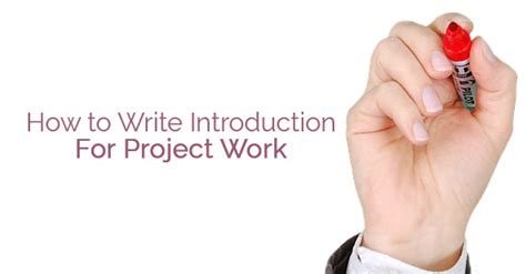 Research projects research settings teacher handbook mathematics tools completed student work. How to Write Introduction for Project Work: 26 Tips - WiseStep