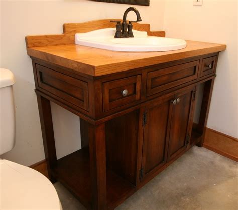 Wooden bathroom sinks are made of a. Hand Crafted Custom Wood Bath Vanity With Reclaimed Sink ...