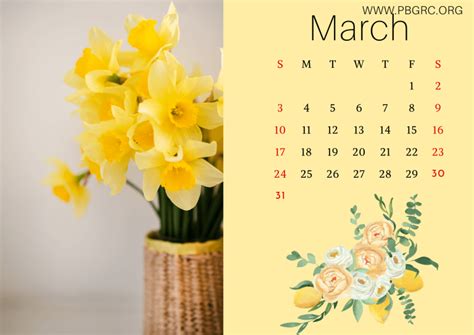 17 Cute 2024 Floral Calendar Printable Templates