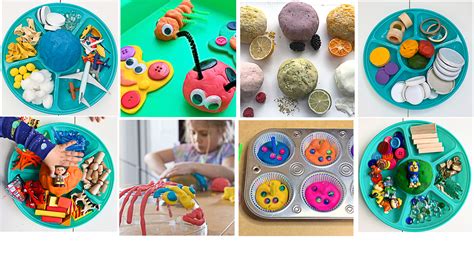 40 Easy Play Dough Activities Happy Toddler Playtime