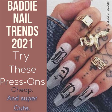 Baddie Aesthetic Nails Short