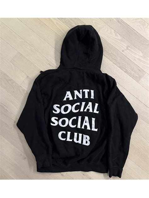Anti Social Social Club Anti Social Social Club Logo Hoodie Black