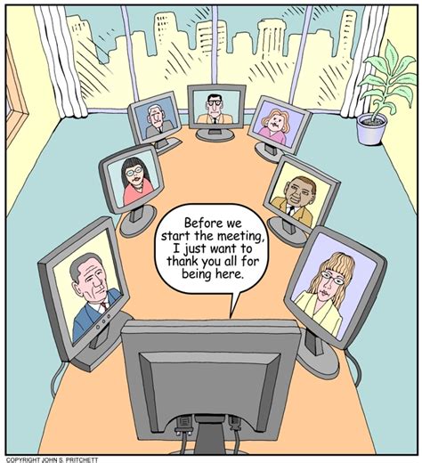 Office Meeting Cartoons